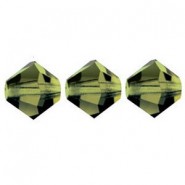 Preciosa MC Bicone 3mm Perlen Olivine 50230